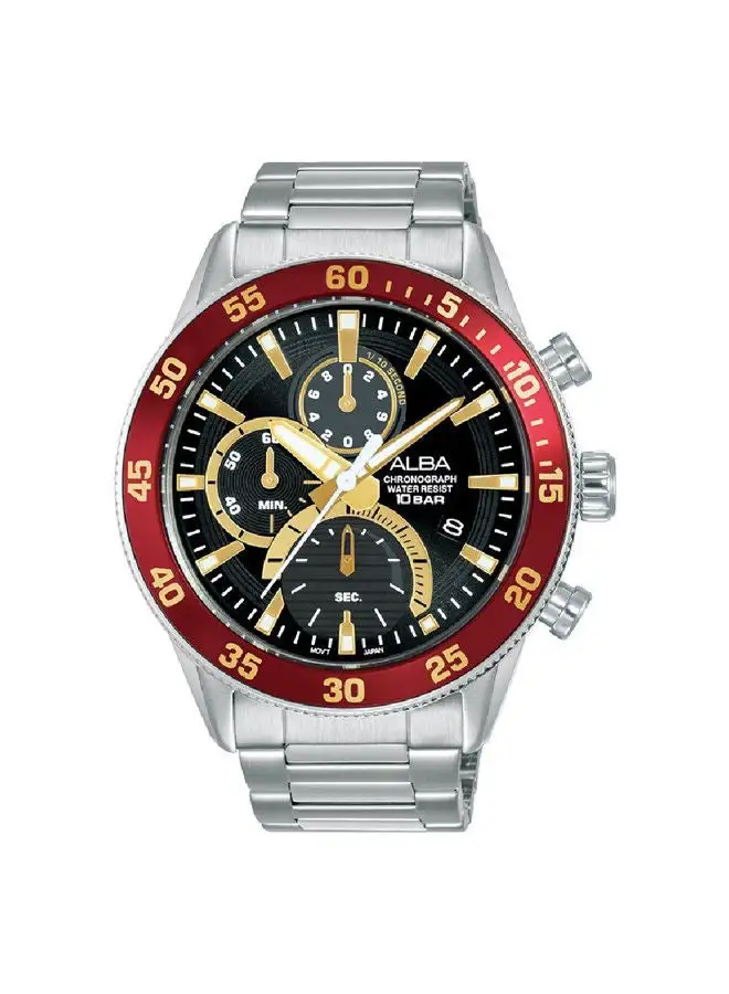 Alba Stainless Steel Chronograph Watch AM3891X