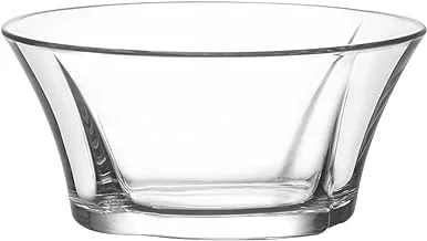 LAV TRUVA Glass Bowl / 2200 cc- 74.5 Oz / 1 Pc/Elegant design, Trusted Brand, Attractive shape of Salad, Soup, Fruit, Crackers, Snacks, Serving Dish.. / High Quality Materials