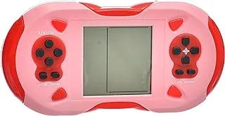 Generic Plastic Medium Brick Games To Add More Fun With Cute Design And Various Game Combinations For Kids - Pink Red