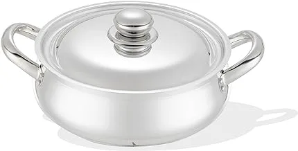 El Amal Elite Pure Aluminum Cooking Pot, 30 cm Size