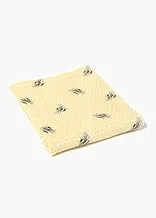 Matalan Honeycomb Bee Fleece Throw, 150 cm x 130 cm Size, Yellow