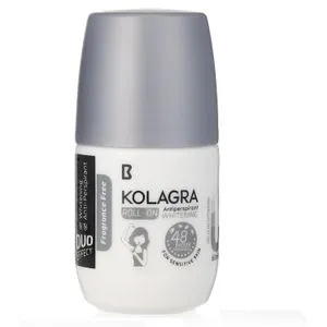 Kolagra Whitening Roll-On Antiperspirant - Fragrance Free - 60 Ml