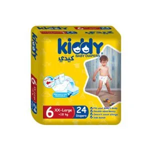 Kiddy Stretch XXL Diapers Size 6 - 22+2 Pcs