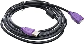 Copper Cable USB With High Quality And Foldable For Computer 3 M - Black Purple