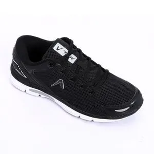 Activ Perforated Textile Black Sneakers With Lace Closure