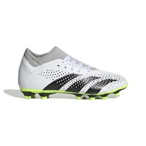 حذاء ADIDAS MBS08 لكرة القدم/كرة القدم Predator Accuracy.4 جورب مرن للأرضيات - أبيض