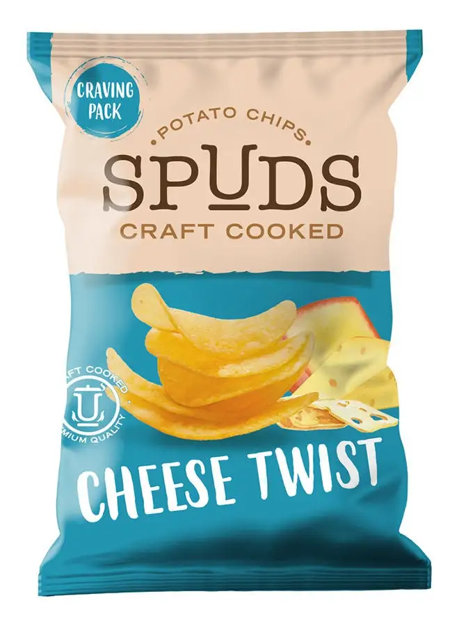 SPUDS Cheese Twist Potato Chips 110-120 grams