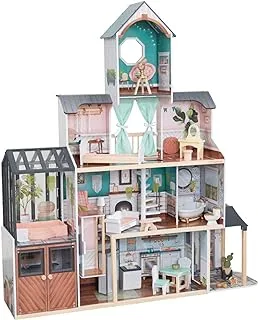 Kidkraft Celeste Mansion Wooden Dollhouse With Ez Kraft, Lights & Sounds 126.7 * 31.3 * 143.5 cm- 65979, 3+