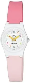 Q&Q WATCHES Q&Q Children's Watch V28A-05VY - Analog Display, Plastic Strap - Pink