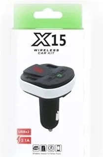 X15 Bluetooth MP3 Player USB Cable Support Calling FM Transmitter Speaker with USB Charging