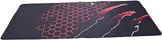 Rubber Speed Surface Mouse Pad Its Works Great With Honeycomb Design With Stitched Edges For Gaming 90x40cm - Multi Color