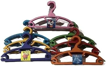 Plastic Baby Clothes Clothes Hangers 12 Multicolored