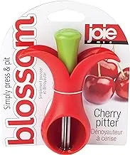 Joie 30455 Blossom Cherry Pitter, Plastic, Red/Green, 11 x 8 x 3.5 cm