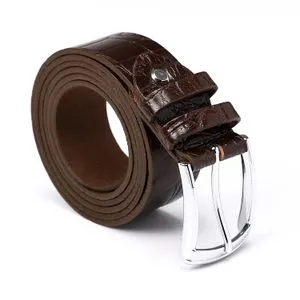 Activ Reptile Pattern Buckle Closure Belt - Brown