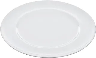 Tunisie Tu-2500128 Set Of 6 Pieces Of Porcelain Volcano Dinner Plate 28Cm Suitable For Home And Restaurants With Premium Durable Material - White