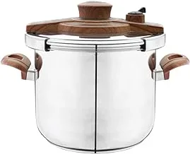 Homi Pressure Cooker, 10 Liter Capacity, Wooden