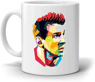 FMstyles Messi Photo Printed White Ceramic Mug