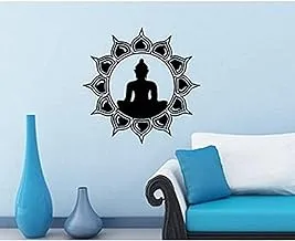 Buddha Wall Decals for Living Room, Home Decor, Waterproof Wall Stickers