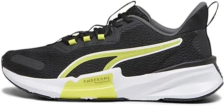 PUMA Male/Unisex PWRFRAME TR 2 PUMA Black-Yellow Burst-PU Training Sneakers