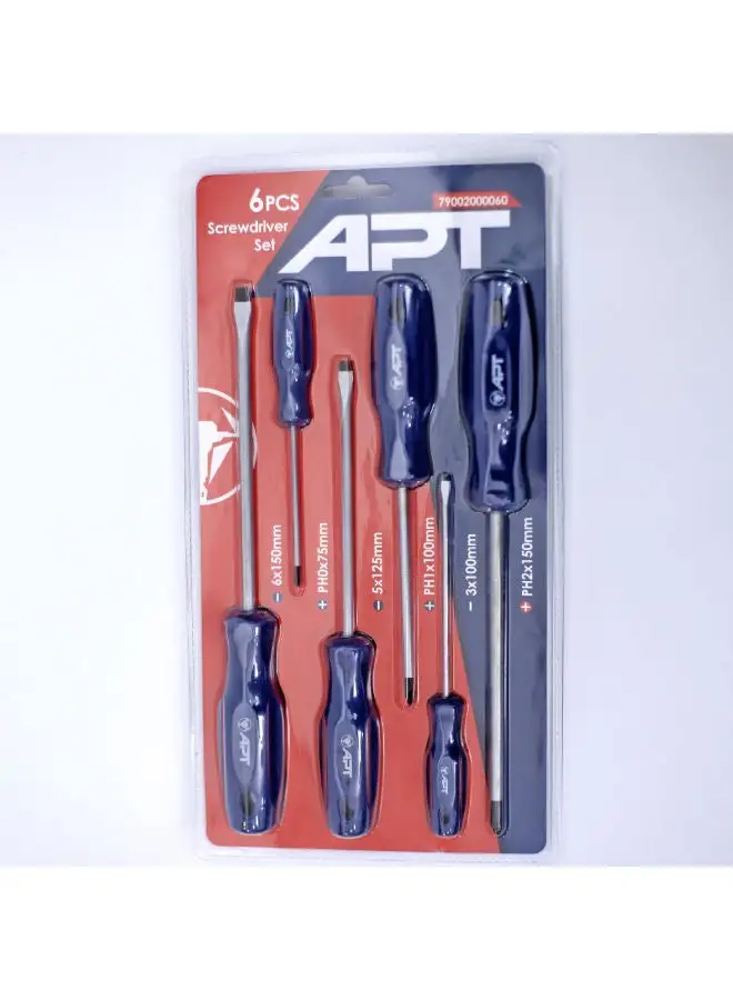 Generic SCREWDRIVER SET 6 PCS COLORS