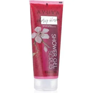 Avuva Cherry Blossom Shower Gel Scrub – 185gm