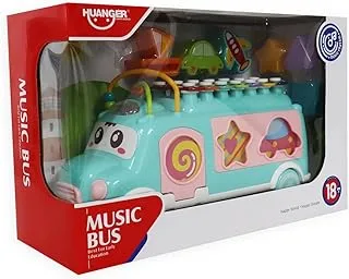 Happy Musical Bus - Asorted Color HE8019 , 1.5+