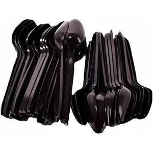 Disposable Heavy Duty Plastic Spoon 24Pcs