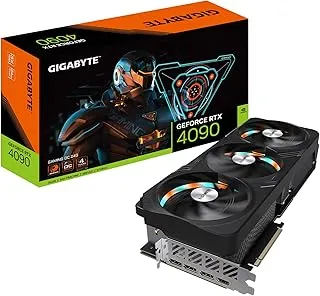 بطاقة رسومات Gigabyte GeForce RTX 4090 للألعاب OC 24G ، مراوح WINDFORCE 3X ، 24 جيجابايت 384 بت GDDR6X ، بطاقة فيديو GV-N4090GAMING OC-24GD