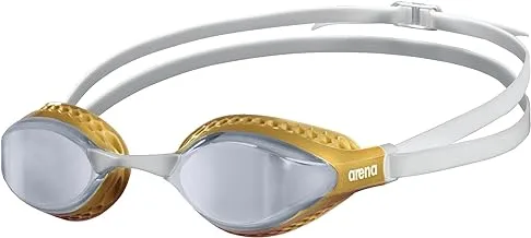 Arena Unisex's AIR-Speed Mirror Goggles, Silver-Gold, One Size