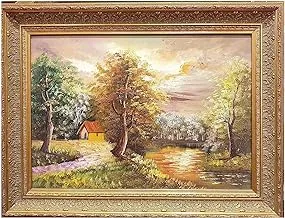 Hand Painted Oil Painting with Frame