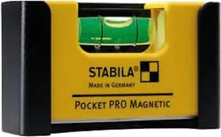 Stabila 17953 Pocket Pro Magnet Spirit Level, 7 cm Size