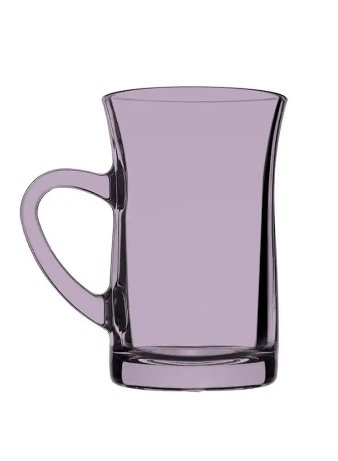 Pasabahce 6 Pieces Mila Mug Set Purple