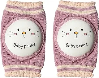 Mix&Max Interlock Baby Crawling Knee Protector Printed Baby Prime For Girls-Multicolor