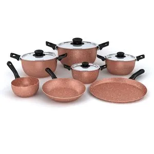 Lazord Granite Cooking Set - 11 Pcs - Copper