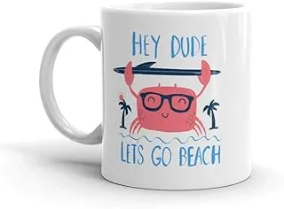 Printed mug - lets go beach - Spade printing