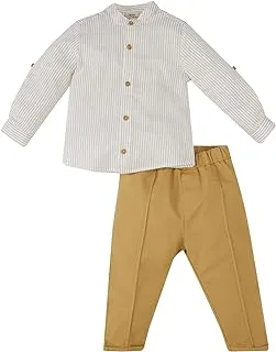 DeFacto Baby Boys Regular Fit Shirt Neck B9264A5 Woven Set