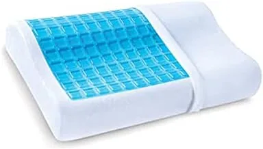 Memory Foam Pillow, Contour Gel, 40x60x12cm