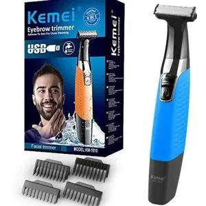 Kemei KM-1910 One Blade For Men Face Shaver-Blue