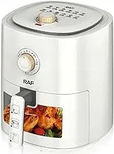 RAF Essential Air fryer R.5332, 1500 Watt, 6 Liter, 220v, 50Hz, White