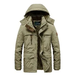 Fashion Winter Jacket Men Thicken Fleece Jackets