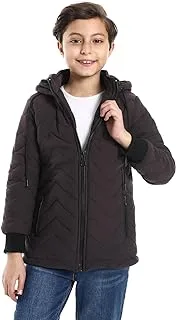 CAESAR Boys Boys Capotene Lining Jacket With Zipper Boys Capotene Lining Jacket With Zipper