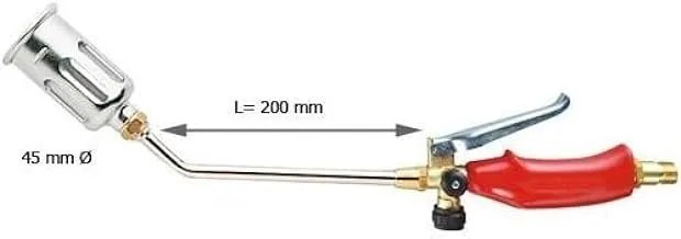 Super Ego Romini Heating/Soldering/Bracing Torch with Gas Regulator and 2m Hose, 250 mm x 45 mm Size