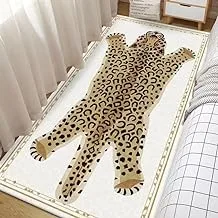 LESTER Eco-friendly easy to clean Bedroom bed side Mat tiger 60x160cm