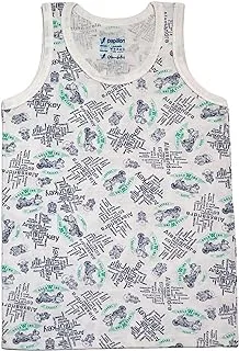 Papillon Boys Sleeveless Undershirt Printed Shapes Base Layer Top