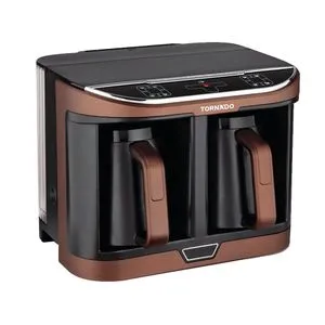 Tornado TCME-100D-PRO Automatic Turkish Coffee Maker -  Brown & Black