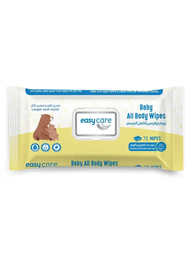 easy care 72-Piece Baby All Body Wipes