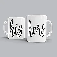 Cashmeera Printd Mug - couples set of 2 Mugs -Ceramic Coffee Cup, 2725316139173