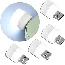 Cavern Mini LED Night Natural White USB Light for Bulb, Indoor, Outdoor, Reading, Sleep, Plug in LED Night (5 Pic)