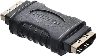 Imix Connector HDMI 1x1 Female To Female With High Speed And Practical For Multi Devices - Black Silver