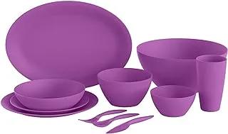 M-DESIGN Lifestyle Tableware 56 PCS Dinner Set (Purple)